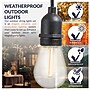 Newhouse Lighting Outdoor Weatherproof Commercial Grade LED String Lights with Hanging Sockets, Black (CSTRINGLED18)~#|#~E5102926-9F8D-4DF4-BF7ECCF0EA1931D2_sc7