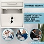 AdirOffice Wall-Mounted Steel Key Lock Drop Box Interoffice Mailbox, White (631-05-WHI)~#|#~E511BDBD-54D7-4A47-9B2F4A6E4CE05C74_sc7