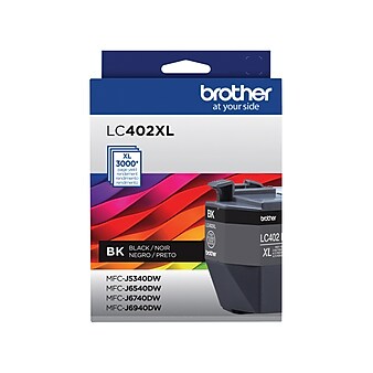 Brother LC402XL Black High Yield Ink Cartridge (LC402XLBKS)