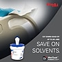 WypAll PowerClean WetTask Fabric Cleaning Wipers, 15" x 9", White, 275 Sheets/Roll, 2/Carton (06006)~#|#~E51760AB-5F6B-4A54-BAE24E9F88AE9A3B_sc7