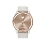 Garmin vívomove Trend Smartwatch, 40.4mm, Peach Gold Stainless Steel Bezel, Ivory Silicone Band (010-02665-01)~#|#~E51B58FD-340A-4E93-A3D8B766CDF210B7_sc7
