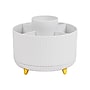 Mind Reader 5-Compartment Rotating Plastic Pen Holder, White (SPINPEN-WHT)~#|#~E52111C6-F779-4489-AF8E0D2C27CC5370_sc7