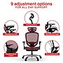 Staples Hyken Ergonomic Mesh Swivel Task Chair, Maroon (ST63138)~#|#~E5218822-A639-4F7B-AEC0988F038305F0_sc7