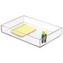 iDESIGN Small Stackable Plastic Storage Bin, Clear (42290)~#|#~E5261562-9745-4D46-B3949B6DB11D4BBC_sc7