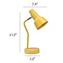 Simple Designs Sleek Essentials LED Desk Lamp, 15.2", Yellow (LD1078-YLW)~#|#~E527396B-B246-4D3C-ADBBA80B2CECF6B2_sc7