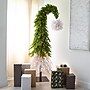 Nearly Natural 7-ft Holiday Green & White Santa’s Hat Christmas Tree with 500 LED lights and 1275 Bendable Branches (T4697)~#|#~E527B525-301C-477C-BD16699F4005ED56_sc7