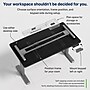 Uncaged Ergonomics Rise Up 60"W Electric Adjustable Bamboo Standing Desk, Black/Gray (RUGBK)~#|#~E52EE60C-995E-4128-A0CAE7709F425BDF_sc7