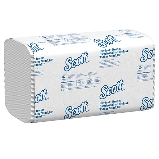 Scott Control Plus+ Slimfold Recycled Multifold Paper Towels, 1