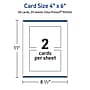Avery Integrated Cards, 4" x 6", Glossy White, 50/Pack (95344)~#|#~E5344D1B-6F03-44E9-9658063BD09FFEE1_sc7