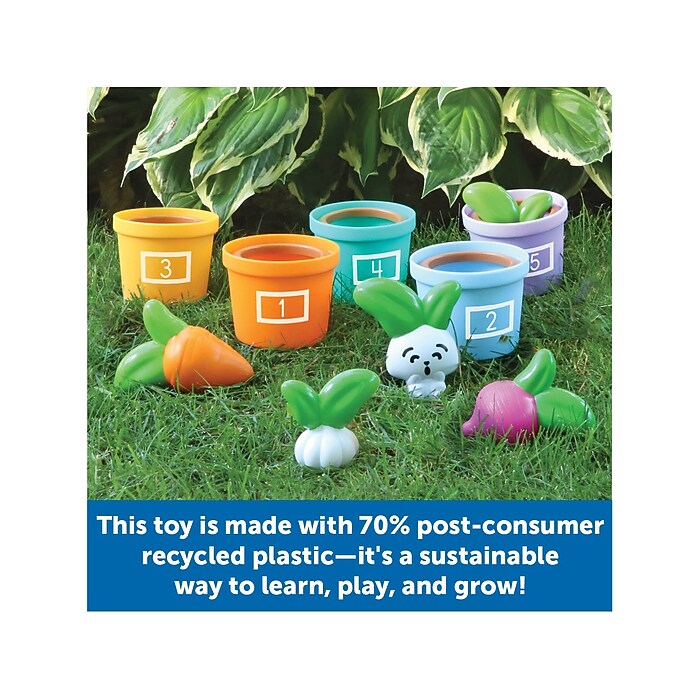 Learning Resources Hide & Seek Vegetable Garden Toy Set (LER3604