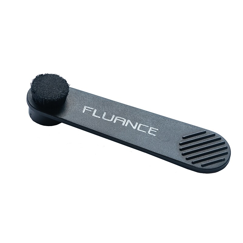 Fluance Anti-Static Carbon Fiber Stylus Cleaning Brush, Black (VB51) image 1