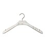 Nahanco 17" Wood Concave Wood Jacket Hanger, Whitewash, 24/Pack (23917)~#|#~E53A2DFD-AB57-4551-A26933B0053A25AD_sc7