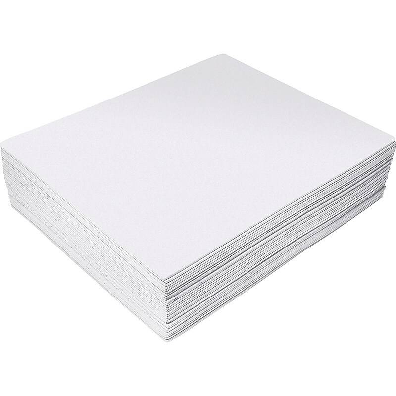 Better Office EVA Foam Sheet, White, 30/Pack (01219) image 1