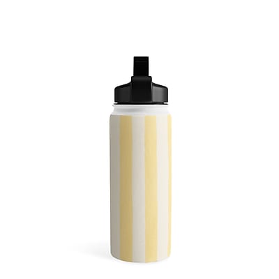 DENY Designs Modern Craft Spring Stripe I Water Bottle - Thumbnail 3