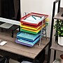 Mind Reader 5-Compartment Metal Desk Tray, Multicolor (5TPAPER-ASST)~#|#~E53CDA84-0C12-467B-9A7DECAECDB28BA4_sc7