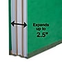 Staples Moisture Resistant Classification Folder, 2-Dividers, 2.5" Expansion, Letter Size, Green, 10/Box (ST614621-CC)~#|#~E540BD1E-B6F4-4E32-8F3BAF13CB5A8305_sc7