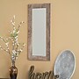 Household Essentials 12.5" Rectangular Wall Mirror with Distressed Gray Woodgrain Frame, Ashwood (HH8078-1)~#|#~E542168B-5B39-473C-98424E3C814BA194_sc7