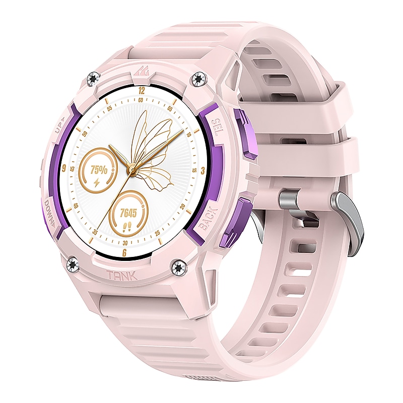 KOSPET TANK S2 AMOLED GPS Smart Watch with Silicone Band, Violet Pink (P-S001-P) image 1