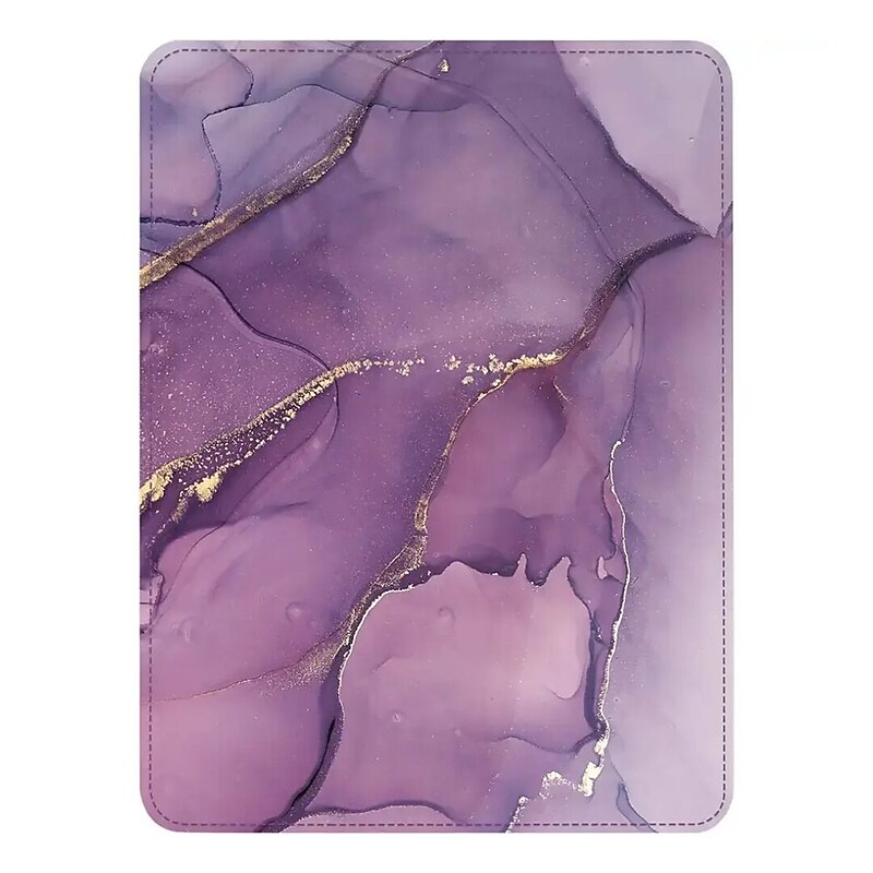 SaharaCase Indy Series TPU 7" Marble Hand Strap Folio Case for Amazon Kindle Paperwhite & Colorsoft, Purple (TB00439) image 1