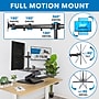 Mount-It! 24" W Manual Adjustable Standing Desk Converter with Dual Monitor Mount, Black (MI-7914)~#|#~E5482292-7F3F-4D41-B9B37F527A660AEB_sc7