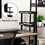 Mind Reader Clamp-On Metal Desk Shelf, Black (DESX2T-BLK)~#|#~E54B2C50-5C9F-4F11-ABD451436687607F_sc7
