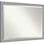 Amanti Art Brushed Nickel Frame Wall Mirror, 33.5" x 43.5" (A42674593696)~#|#~E54CFCC1-19E6-4ECD-AE8C097949350C76_sc7