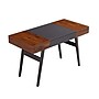 Techni Mobili Expandable 51" MDF Table Desk, Gray/Mahogany (RTA-1854-MAH)~#|#~E55282AD-80BD-4115-896BA6FB7EFEAEEE_sc7