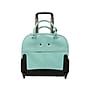 McKleinUSA REDWOOD 15" Leather Rolling Laptop Bag, Aqua Blue (99698)~#|#~E553D896-AC08-49A4-AF01FF1A5147795F_sc7