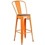 Flash Furniture Lily Contemporary Metal Vertical Back Barstool, Orange, 4-Pieces/Pack (4CH3132030GBORW)~#|#~E5576533-C024-4F79-BE23EDBE24074014_sc7