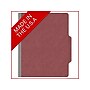 Medical Arts Press Pressboard Classification Folder, 1 Divider, 2" Expansion, Letter Size, Dark Red, 10/Box (DV-T42-14-3ARD)~#|#~E55A2EE6-DFB6-4BC5-B85528FF3DBA169B_sc7
