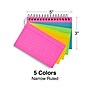 Staples™ 3" x 5" Index Cards, Lined, Neon, 50 Cards/Pack, 2 Packs/Carton (TR50994)~#|#~E55A77BC-2271-4F45-B21E64FCA46C3A66_sc7