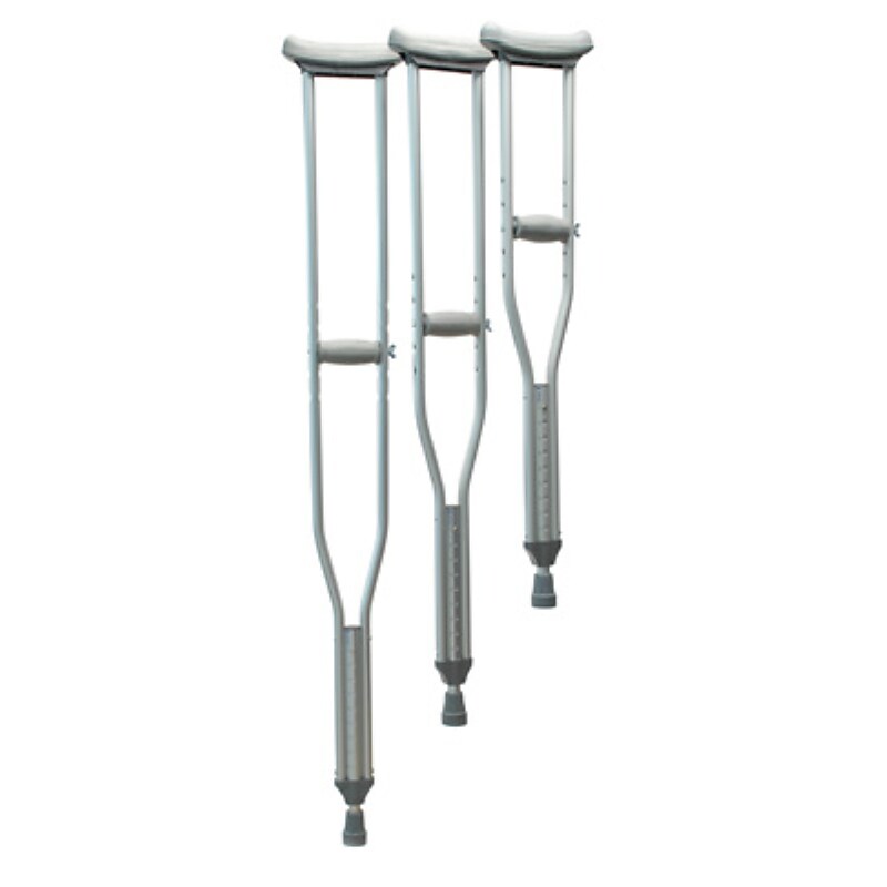Lumex Adult Underarm Crutches, Aluminum, 8/Carton (3610LF-8) image 1