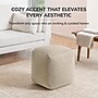 Anji Mountain Madison Ivory Natural Fabric Square Pouf Ottoman (AMBPF101-1818)~#|#~E56162DF-67B3-41F8-97A673DCB1F84DA6_sc7