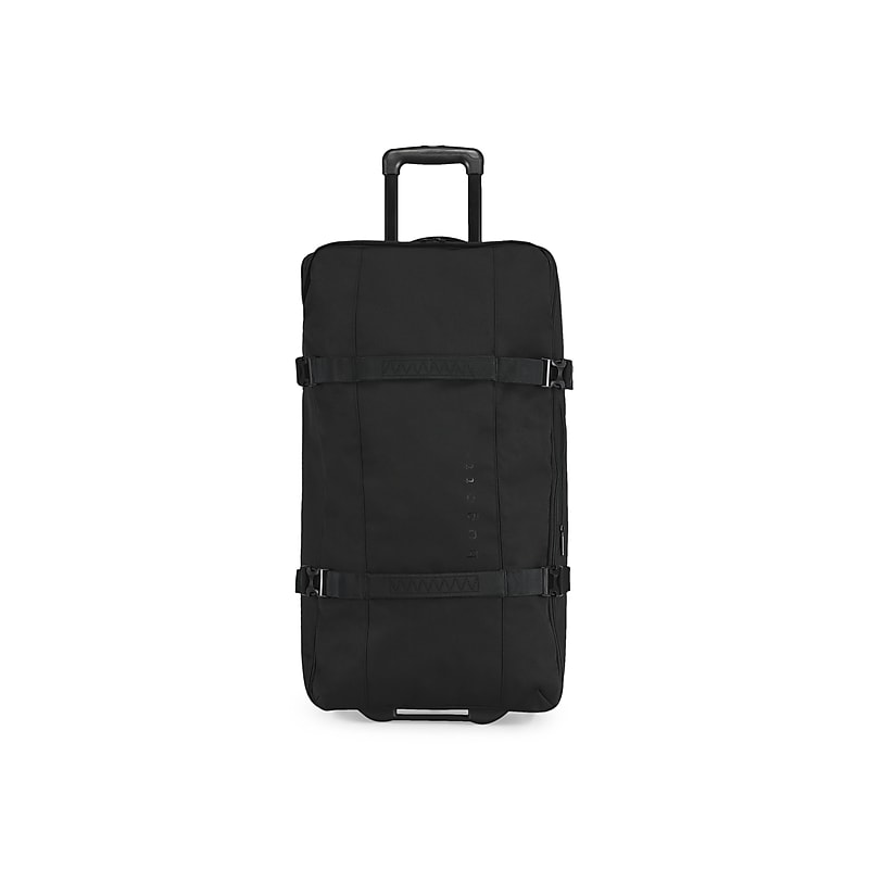 Bugatti Black 28" Polyester Telescoping Travel Duffel with Wheels, Black (DUFW9528BU-BLA) image 1