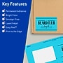 Avery Printable Rectangle Multipurpose Labels, 2" x 3.75", Bright Blue, 160/Pack (94240)~#|#~E56991B7-34B8-4F1B-94BEDB9EA66C4D15_sc7