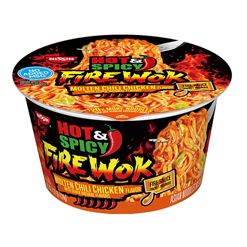 Hot & Spicy Fire Wok Molten Chili Chicken, 4.37 oz., 6/Carton (NIS19503) image 1
