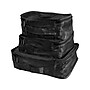 G Force 6-Piece Fabric Travel Pouch Set, Water Resistant, Black (27105-BLACK)~#|#~E56B1386-191F-4168-A1D3AD7FD7B381EE_sc7
