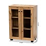 Baxton Studio Mason 33"H Storage Cabinet, Oak Brown/Black (189-11976-HiT)~#|#~E56D8EEE-BC3C-4FED-B3DE17EFE5F8CE86_sc7