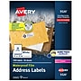 Avery Waterproof Laser Address Labels, 1" x 2-5/8", Matte White, 1,500 Labels/Box (5520)~#|#~E56F3D73-407B-4C35-880B909CA9D023A3_sc7