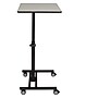 National Public Seating Sit & Stand Desk Series, 28"-45"H Adjustable, Gray Nebula/Black (EDTC)~#|#~E57F04A8-A228-45FE-A8087140F872EF55_sc7