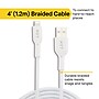 NXT Technologies™ 4 Ft. Braided Lightning to USB Cable, White (NX60467)~#|#~E580810A-308A-4678-93936F2975E65801_sc7