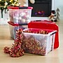 Iris 20.5 Quart Storage Container with Lid, Plastic, Red, 4/Pack (500263)~#|#~E58105B8-FF7D-4185-94A577B8678A0A19_sc7