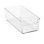 Simplify Small Plastic Storage Bin, 7.7" x 3.74" x 2.4", Clear, 3/Pack (24041)~#|#~E58151A0-18F9-4215-88B091A87606C0DC_sc7
