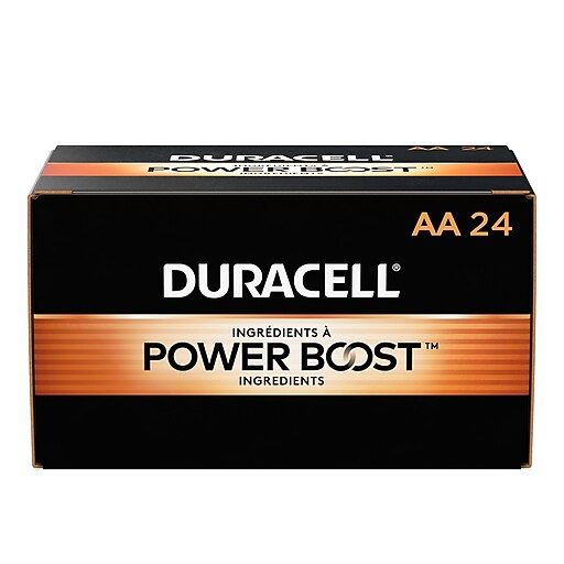 Duracell Coppertop AA Alkaline Battery, 24/Pack (MN1500BKD) Staples