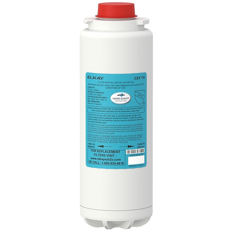 Elkay WaterSentry Plus Replacement Filter Cartridge for Elkay Water Dispenser Systems (ERF750) image 1