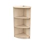 Flash Furniture Bright Beginnings 3-Section Corner Storage Unit, 31.5"H x 16.5"W x 11.75"D, Brown (MK-KE24039-GG)~#|#~E586A143-CBEE-4CBB-AC78B4922A3F491F_sc7