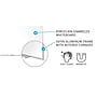 Ghent Two-Piece M1 Magnetic Porcelain Dry-Erase Whiteboard, Anodized Aluminum Frame, 4'H x 10' 4"W (M1-410-4-2P)~#|#~E5873F91-ADD5-4E95-9013E93B723353EA_sc7