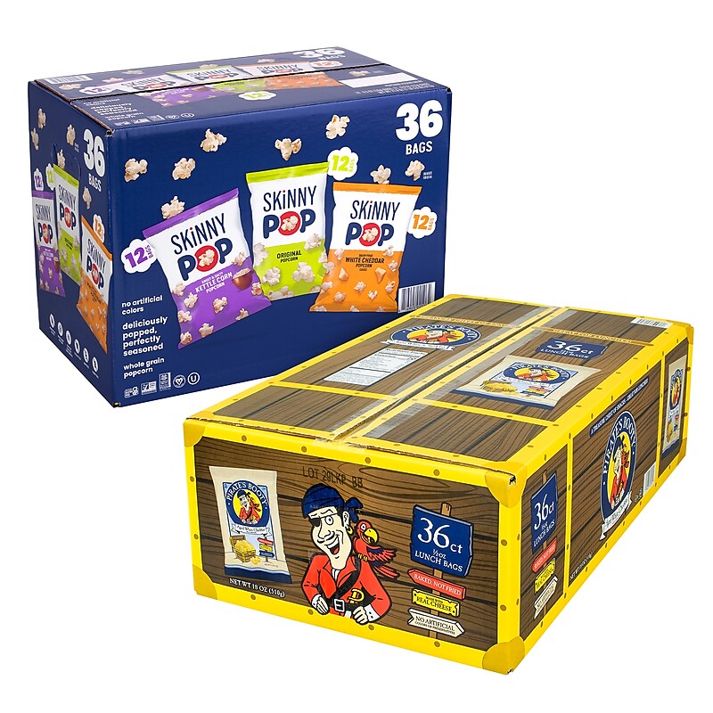 Skinny Pop Variety/Pirate's Booty Aged White Cheddar Bundle (600-04051) image 1