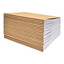 Better Office 1-Subject Customizable Notebook, 5.5" x 8.3", 30 Sheets, Kraft, /Pack (25022-24PK)~#|#~E58C2891-EFD0-4664-A67F88B589E0AAC7_sc7