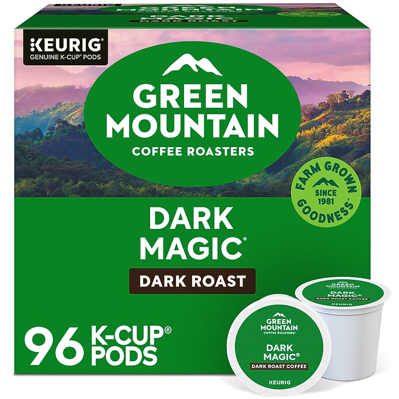 Green Mountain Dark Magic Coffee Keurig® K-Cup® Pods, Dark Roast, 96/Carton (4061) image 1